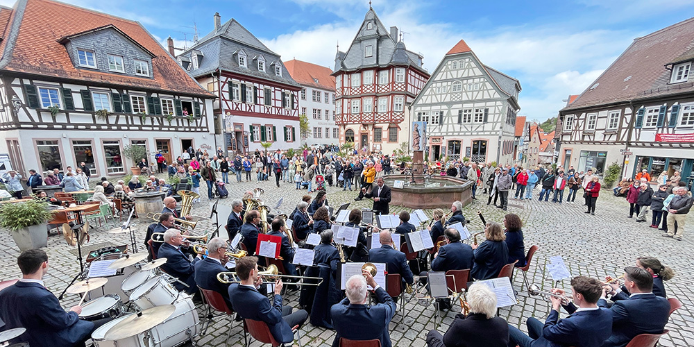 Platzkonzert der Stadtkapelle Heppenheim am Ostersonntag