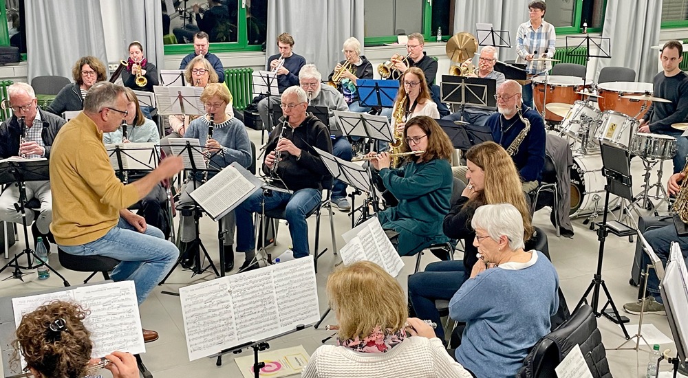 Intensive Probenarbeit für unser Konzert "Auftakt '26" am 31. Januar 2026 im Festsaal Halber Mond