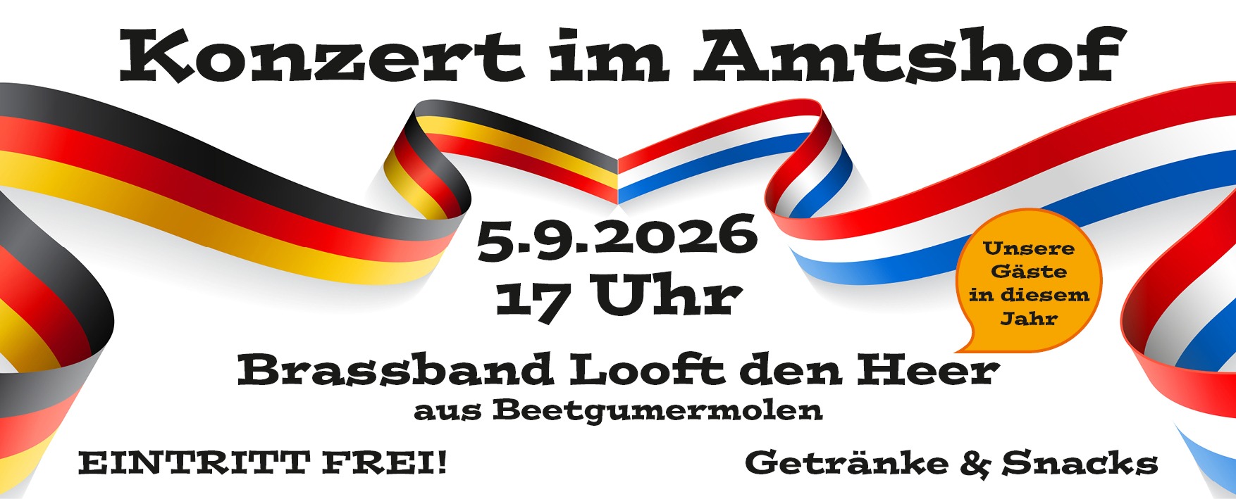 Die Stadtkapelle Heppenheim lädt zum Open-Air-Konzert im historischen Ambiente des Kurmainzer Amtshofs ein. Zu Gast ist die „Brassband Looft den Heer“ aus den Niederlanden. Der Eintritt ist frei. Getränke und Snacks werden angeboten.